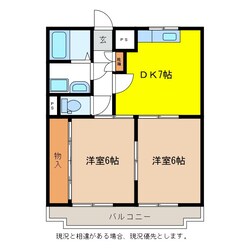 ベルクラント高田の物件間取画像